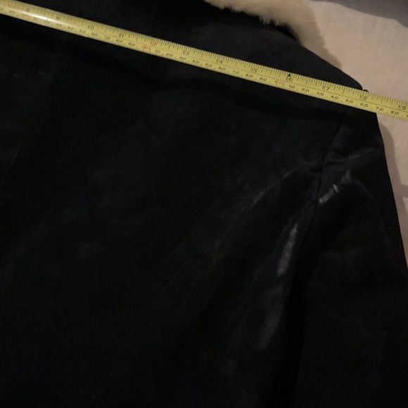 Vintage WESTERN faux FIR SUED Winter Coat - Picture 12 of 14